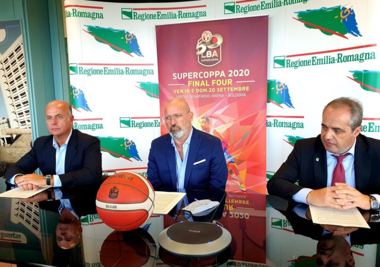La Supercoppa di basket a Bologna dal 18 al 20 settembre