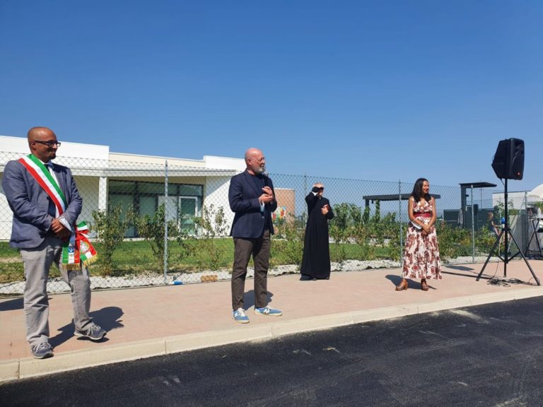 Bonaccini inaugura un asilo nido a Calderara di Reno
