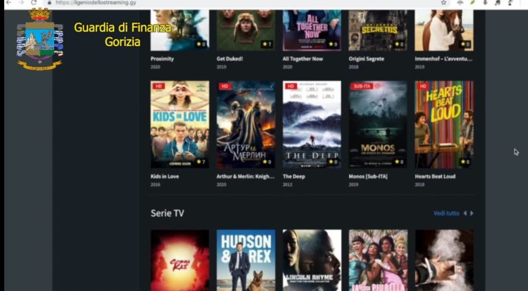 Pirateria tv, sequestrati 58 siti web e 18 canali Telegram