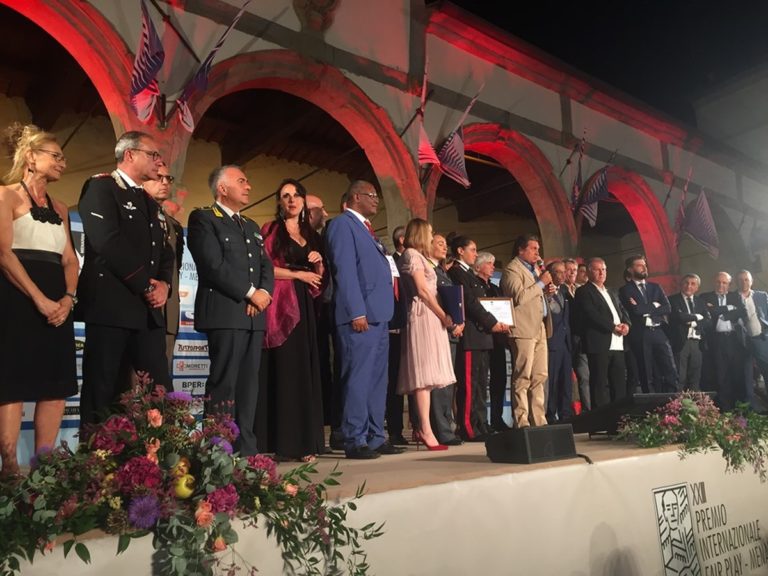 Big dello sport al XXIV Premio Internazionale Fair Play-Menarini