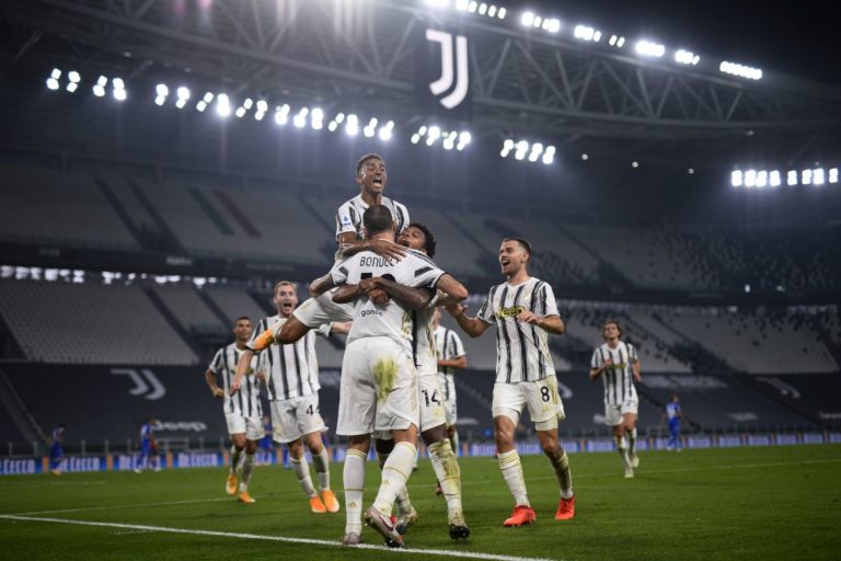 Juve tris alla Samp con gol di Kulusevski, Bonucci e CR7
