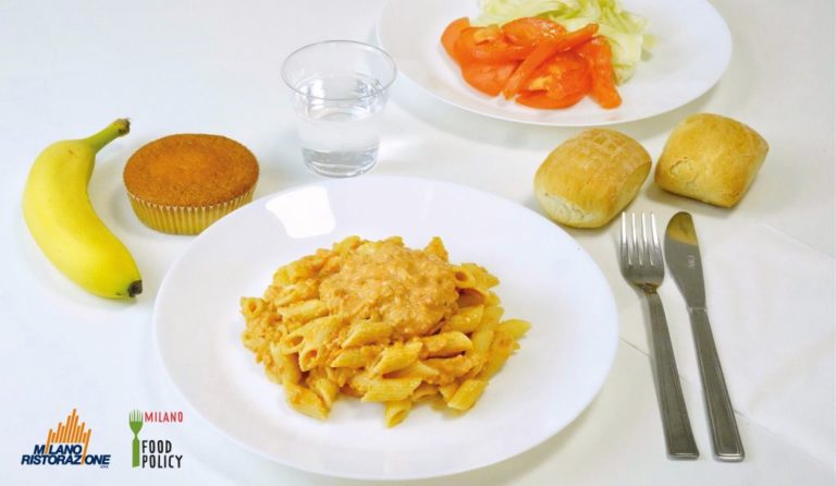 Ridotte del 20% le emissioni Co2 dei menù mense scuole Milano