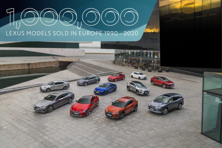 Lexus raggiunge un milione di vendite in Europa