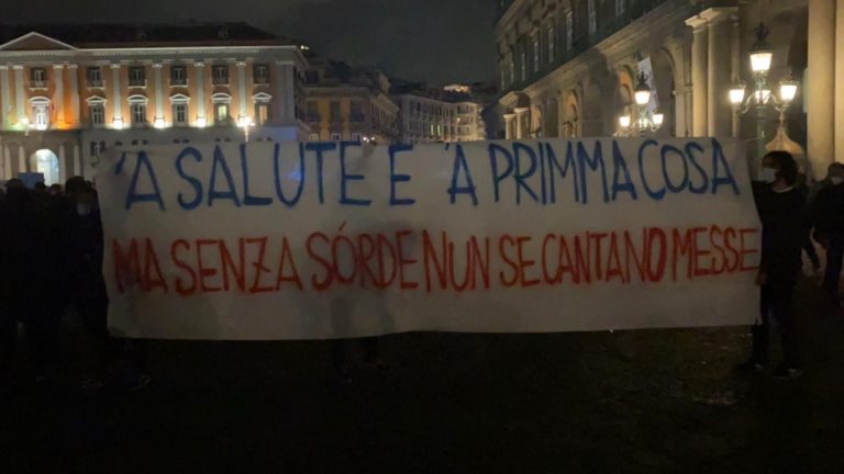 A Napoli nuove proteste anti Covid