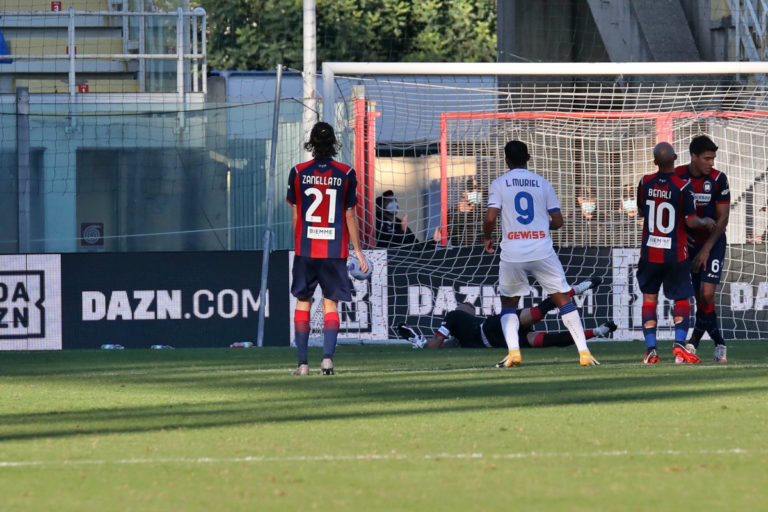 Doppietta Muriel, l’Atalanta vince 2-1 a Crotone
