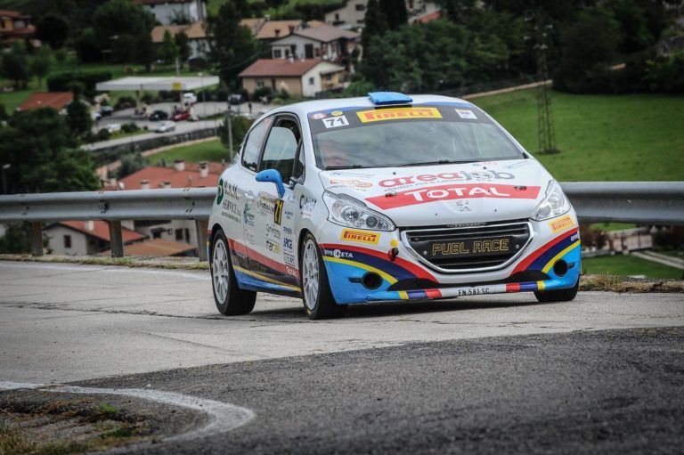 Zorra vince a Bassano, nuovo leader Peugeot Competition 208 Rally Cup Pro