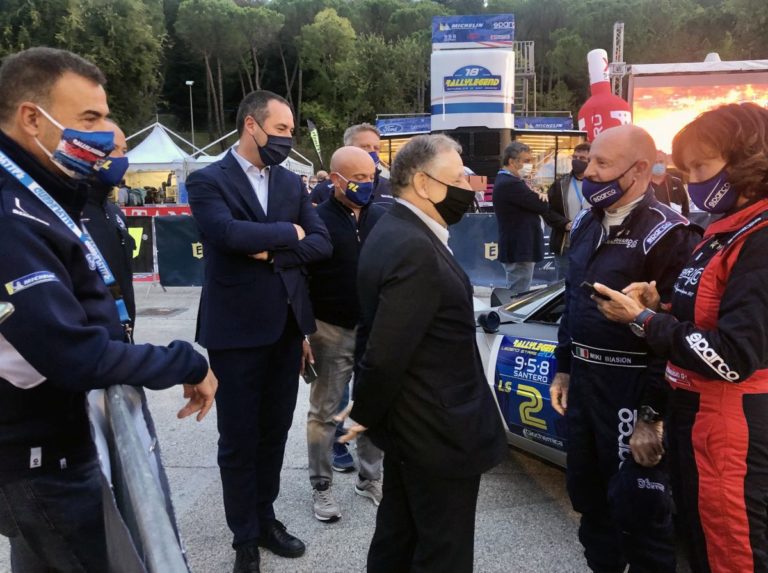 Il presidente della FIA Jean Todt in visita a Rallylegend