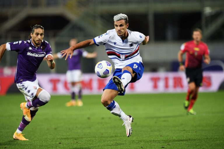 Verre stende la Fiorentina, la Samp vince 2-1 nell’anticipo