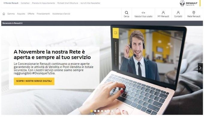 A novembre la rete del Gruppo Renault Italia rimane aperta