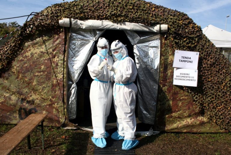 Nel Lazio 2.618 positivi, 27 decessi e 239 guariti