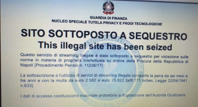 Blitz Gdf-Polizia, oscurati 5.500 siti e canali Telegram pirata