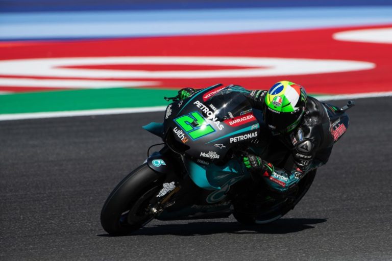 Morbidelli in pole su Miller a Valencia, 12° Mir, 16° Rossi