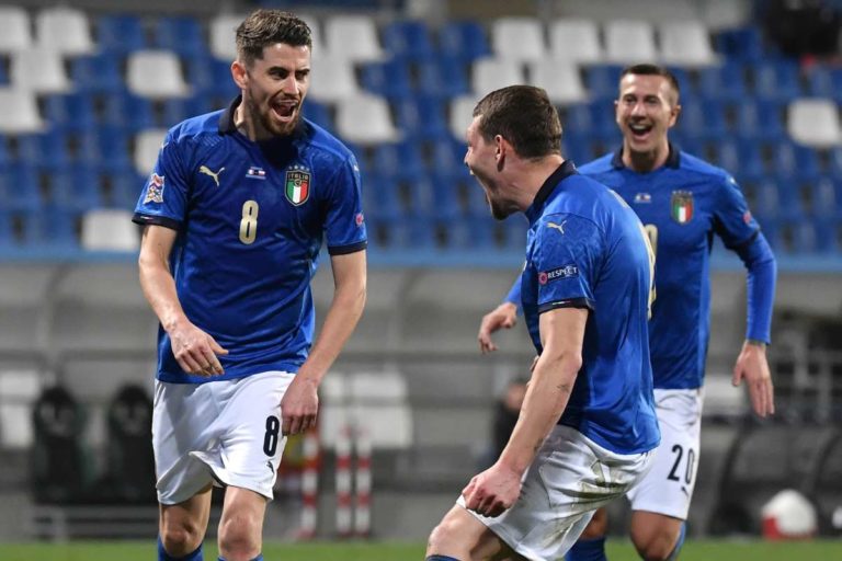 Jorginho-Berardi e Polonia ko, gioia Italia in Nations League