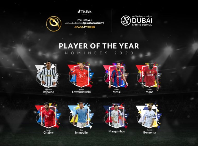 Globe Soccer Awards, CR7 e Immobile tra i candidati