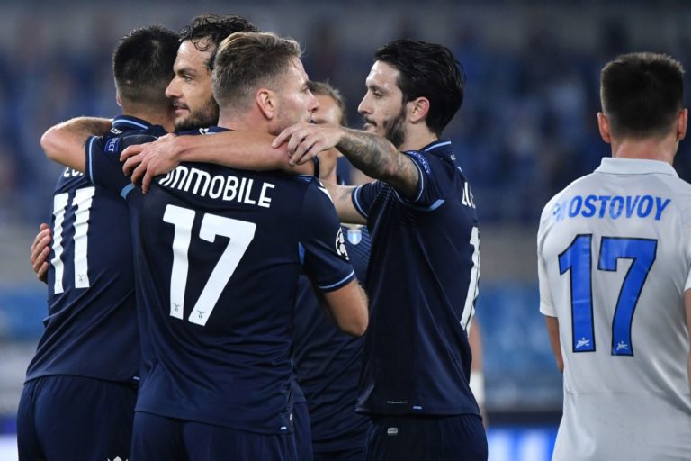 Doppietta Immobile e Parolo, Lazio batte Zenit 3-1