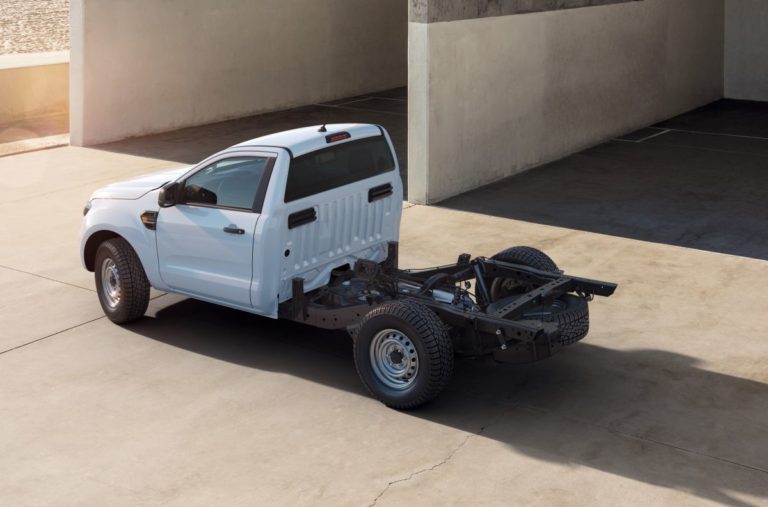 Ford Ranger ancora più versatile con la versione Chassis Cab