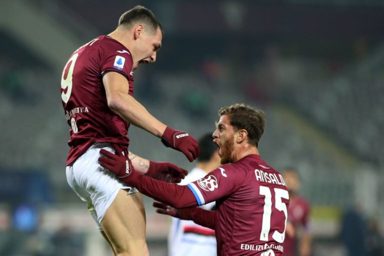 Torino e Sampdoria si dividono la posta, all’Olimpico finisce 2-2