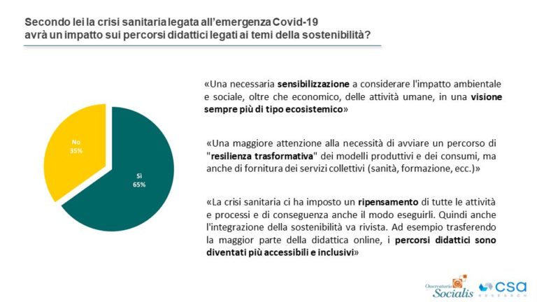 Sviluppo sostenibile, gli atenei italiani spingono sulla formazione