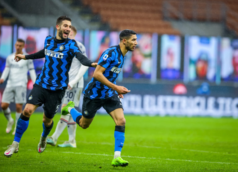 Lukaku e doppietta Hakimi, Inter-Bologna 3-1