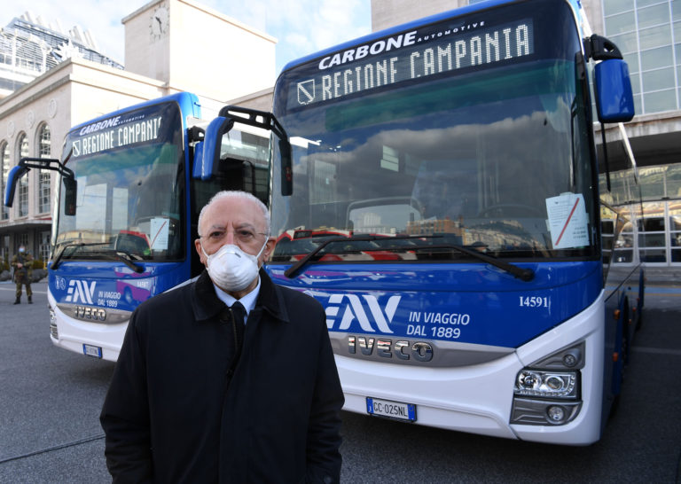 Altri 260 nuovi autobus per il trasporto pubblico campano