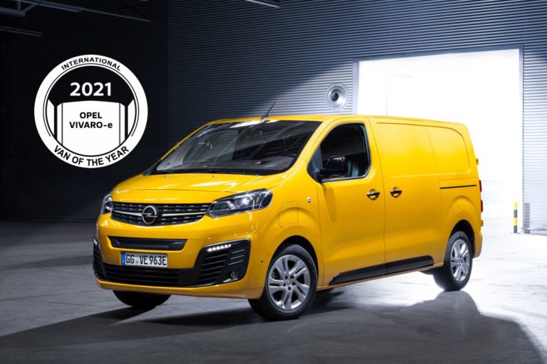 Opel Vivaro-e è l’International Van of the Year 2021