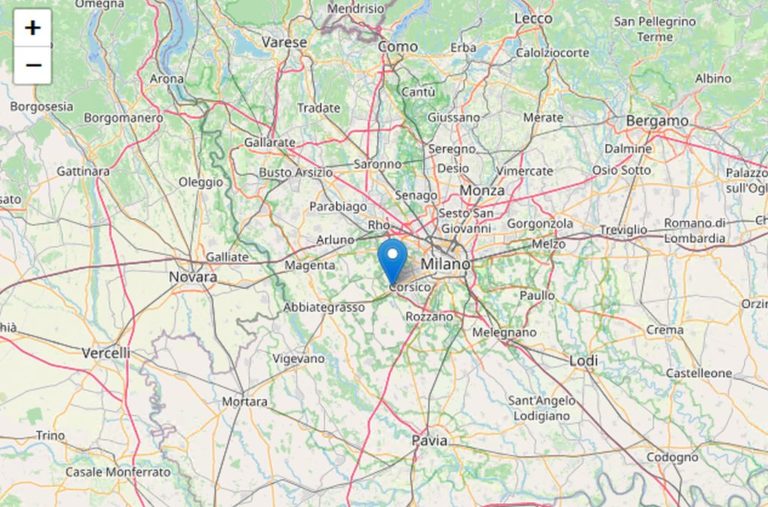 Scossa di terremoto magnitudo 3.8 nel milanese