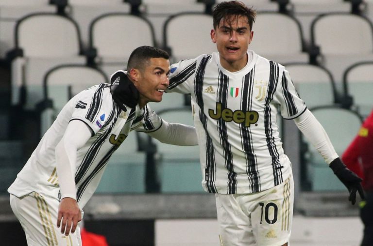 Poker Juve all’Udinese, doppio Ronaldo e gol di Chiesa e Dybala