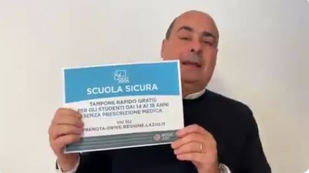 Covid, nel Lazio al via test rapidi per gli studenti delle superiori