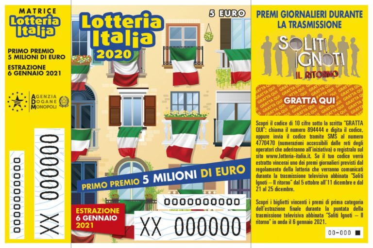 Lotteria Italia, la fortuna bacia la Sicilia