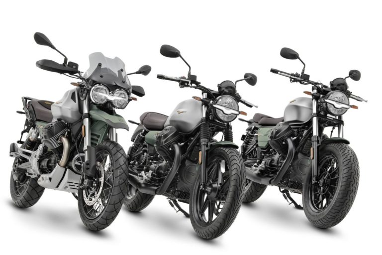 Livrea speciale celebrativa per i 100 anni di Moto Guzzi