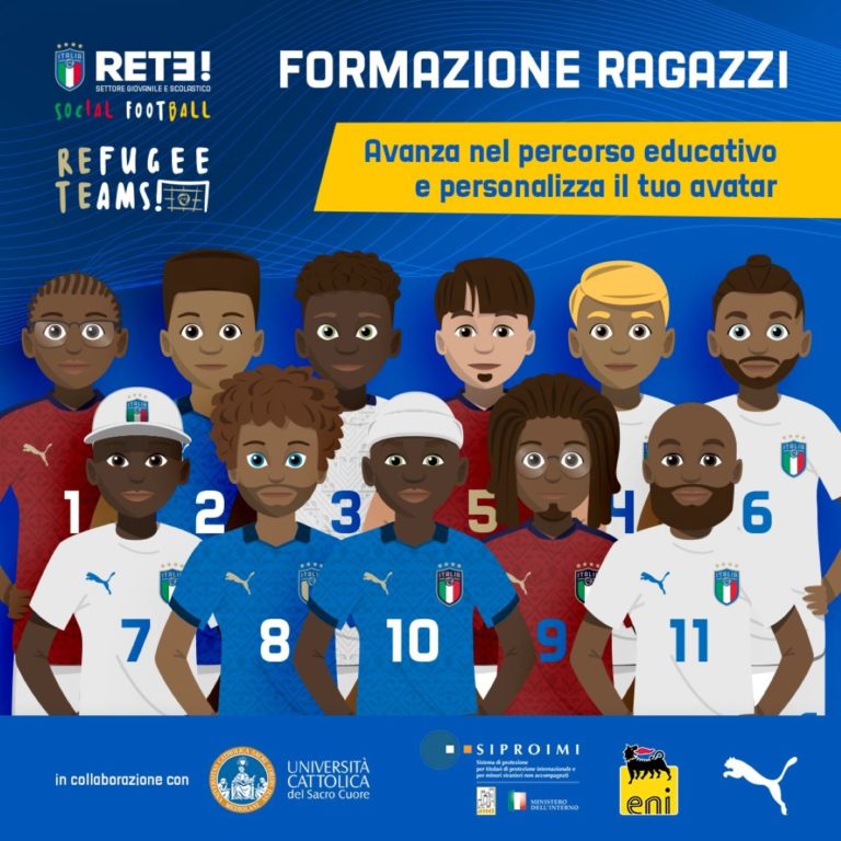 Online programma educativo per giovani stranieri Refugee Teams