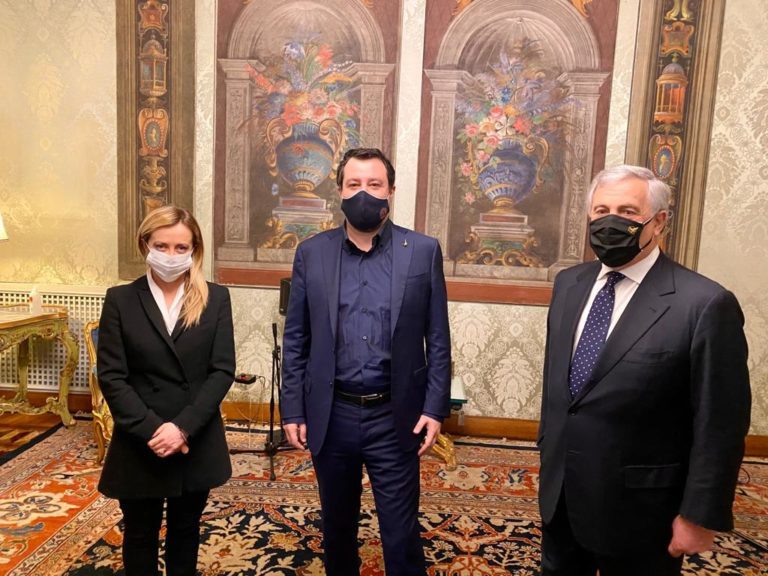 Centrodestra “Serve Governo forte, al Quirinale delegazione unitaria”