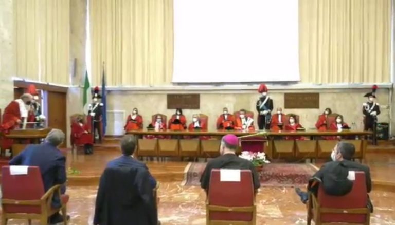 Gli effetti del Covid all’inaugurazione dell’anno giudiziario