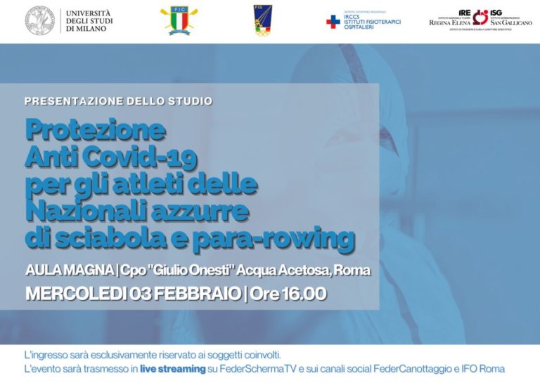 FIS presenta studio “Serena” per protezione anti Covid sciabolatori