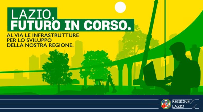 Cantieri nel Lazio, infrastrutture e investimenti per la ripresa