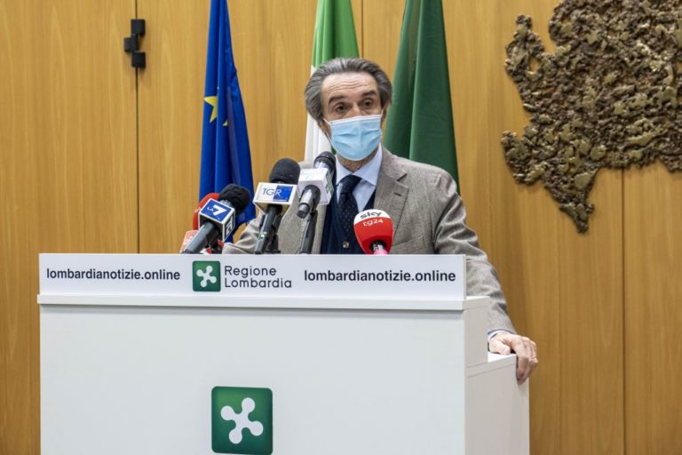 Coronavirus, Fontana “Lombardia da lunedì in fascia arancione”