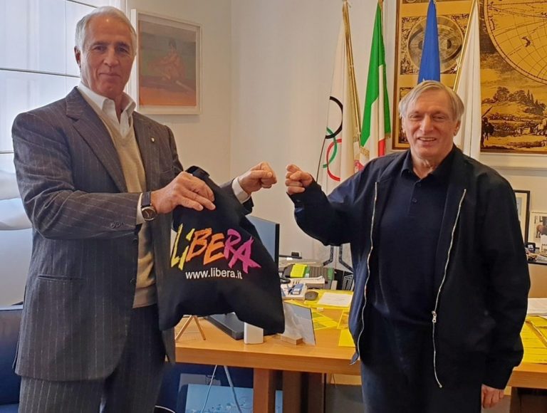 Coni rinnova intesa con Libera per etica sportiva