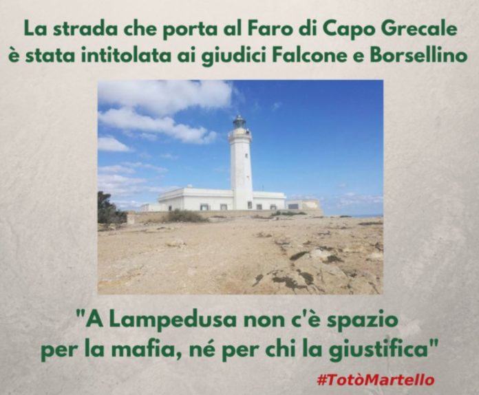 lampedusa strada falcone borsellino