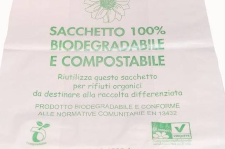 Rifiuti, rideterminato contributo ambientale imballaggi bioplastica