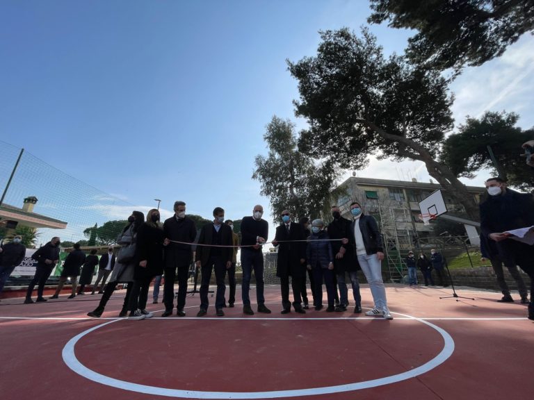 Roma, un nuovo playground nel complesso Ater di Torre Gaia