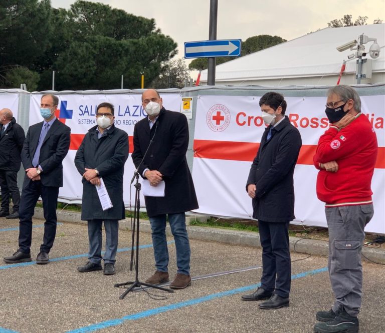 Vaccino, inaugurato nuovo Hub alla stazione Termini a Roma