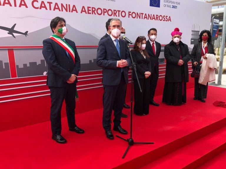 Inaugurata stazione aeroporto Catania, Falcone “Strategica”