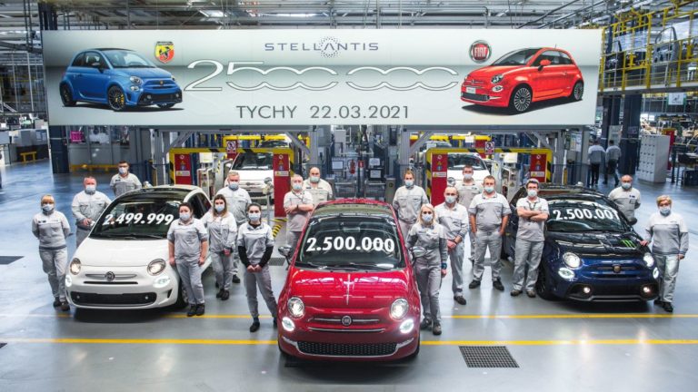Stellantis, prodotte a Tychy in Polonia 2,5 milioni di Fiat 500