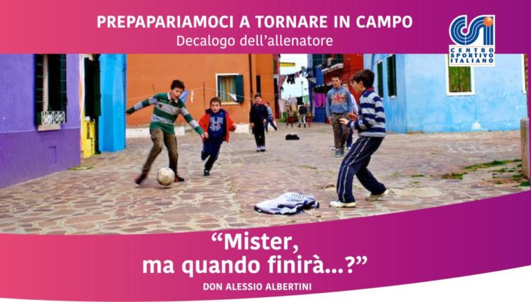 CSI, Don Albertini regala agli allenatori il “Decalogo dei mister”