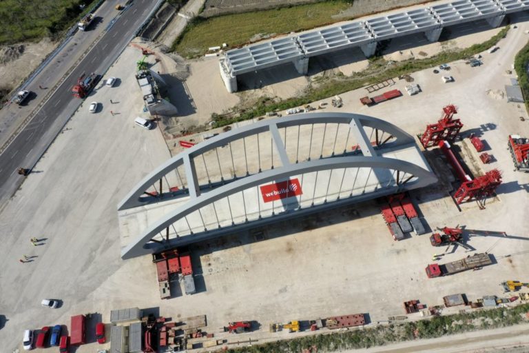 Alta Velocità, installato primo dei 3 viadotti tratta Napoli-Cancello