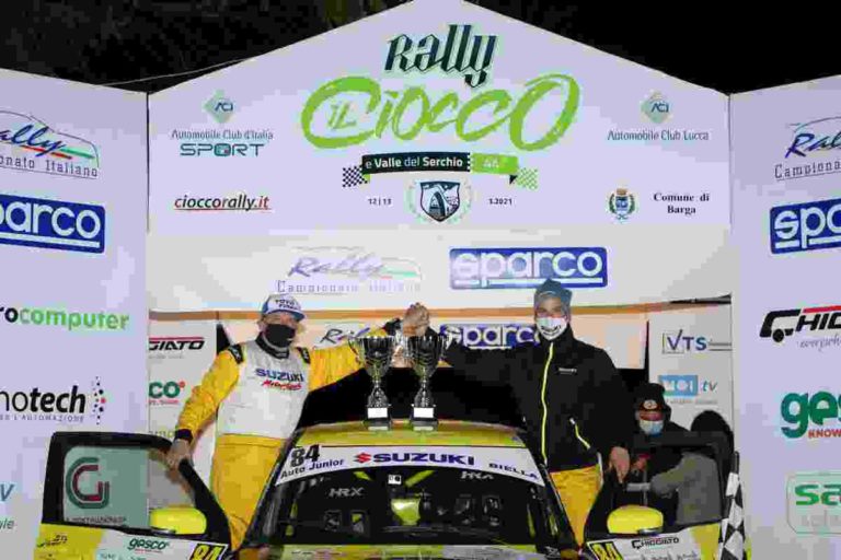 Suzuki Rally Cup, Goldoni e Macori vincono al Ciocco