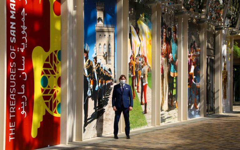 Expo 2020, Pedini Amati visita il padiglione di San Marino