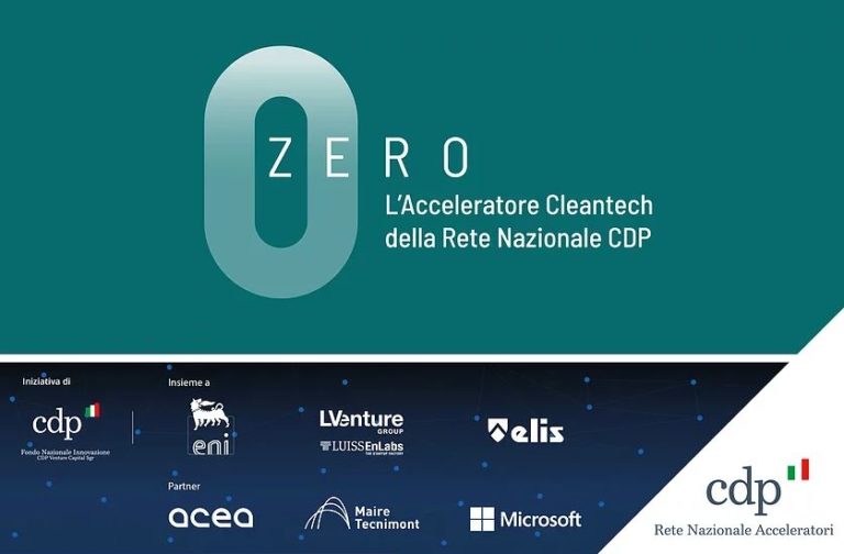 Nasce Zero, nuovo acceleratore di startup in ambito Cleantech