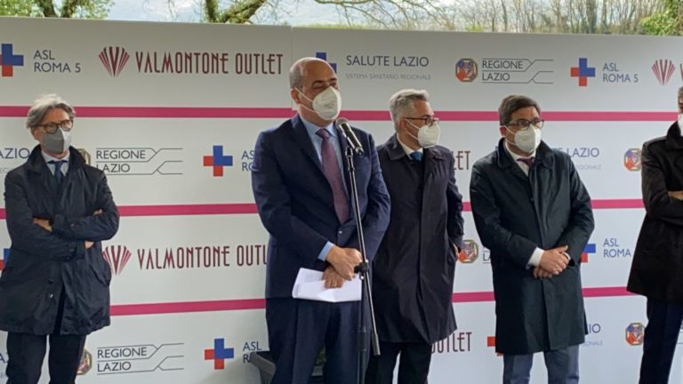 A Valmontone il primo drive-in per le vaccinazioni nel Lazio