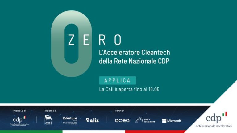 Al via call per startup green del futuro